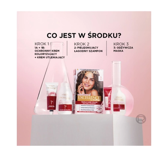 Kliknij na zdjęcie, aby je powiększyć L’Oréal Paris Excellence Créme Haarfarbe 10 sehr helles Blond