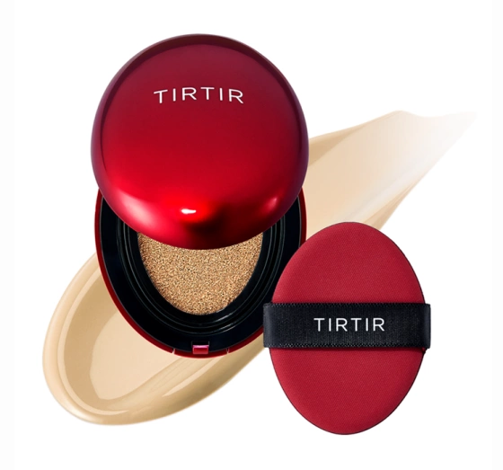 TIRTIR Mask Fit Red Cushion SPF 40 PA++ Langanhaltende Compact Foundation 24W Soft Beige 18 g 