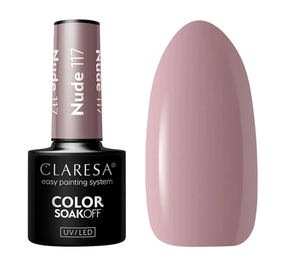 Kliknij na zdjęcie, aby je powiększyć Claresa Hybrid-Nagellack Nude 117 5 g