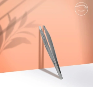 Staleks Classic Breite Augenbrauenpinzette schräg TC-15/3