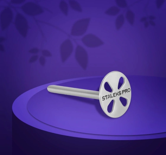 Staleks Pro Pododisc Verlängerte Pediküre-Scheibe + Set austauschbarer Aufsätze S/15 mm 180 grit 5 Stück