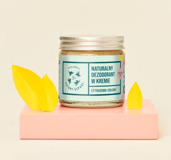 Kliknij na zdjęcie, aby je powiększyć MYDLARNIA CZTERY SZPAKI CREME-DEODORANT ZITRUS 60 ML