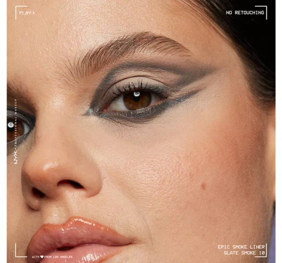 Kliknij na zdjęcie, aby je powiększyć NYX PROFESSIONAL MAKEUP EPIC SMOKE LINER EYELINER 10 SLATE SMOKE 0,17 G