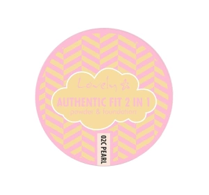 LOVELY AUTHENTIC FIT 2IN1 FOUNDATION IN PUDER 02C PEARL 9,5G