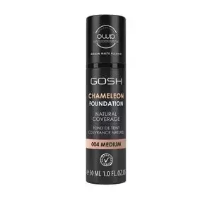 GOSH CHAMELEON FOUNDATION NATURAL COVERAGE ADAPTIVE GRUNDIERUNG 004 MEDIUM 30ML