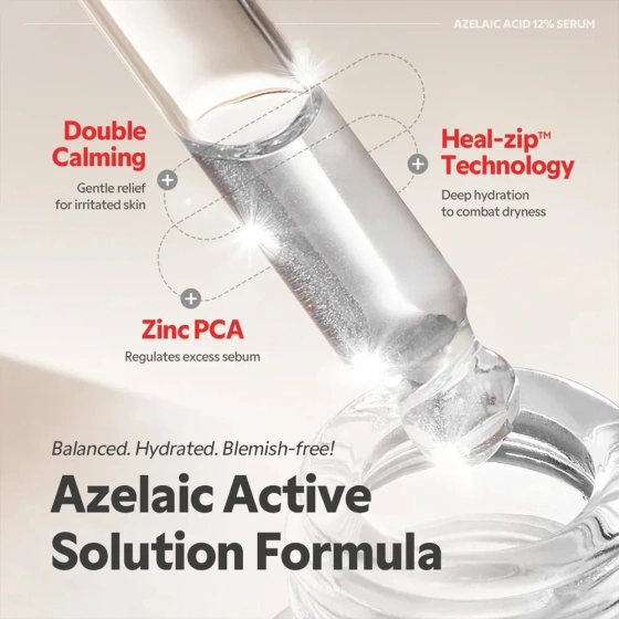 Kliknij na zdjęcie, aby je powiększyć TIRTIR Azelaic Acid 12 % – beruhigendes Feuchtigkeitsserum gegen Hautrötungen, 30 ml
