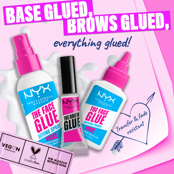 Kliknij na zdjęcie, aby je powiększyć NYX Professional Makeup The Face Glue – extrem langanhaltende Make-up-Unterlage 35 ml