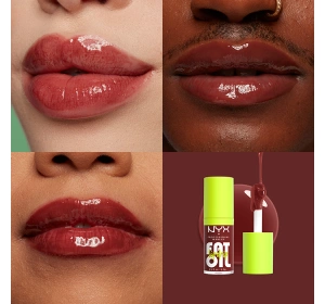 NYX PROFESSIONAL MAKEUP FAT OIL LIP DRIP LIPGLOSS 14 INSIDE SCOOP 4,8ML 