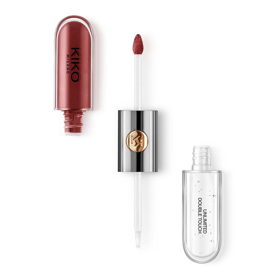  KIKO Milano Unlimited Double Touch Zweiteiliger Flüssiglippenstift 105 Scarlet Red 2x3ml