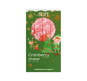 Fluff Bade-Schokolade Cranberry Cheer 160g