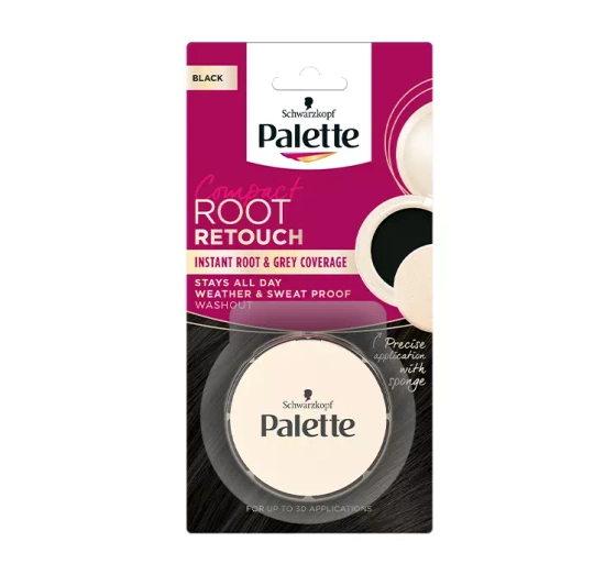 Palette kompakter Ansatz-Korrekturpuder Schwarz 3g