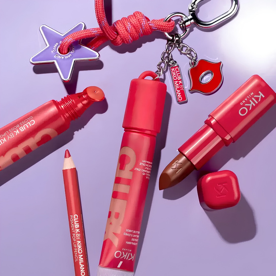 KIKO Milano Club K Pigment Pop Lipstick – feuchtigkeitsspendender, deckender Lippenstift 11 In My Zone 3,5 g