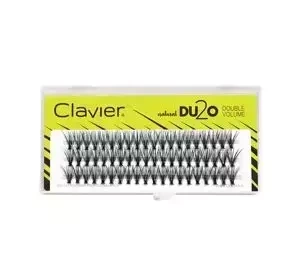 CLAVIER DU2O DOUBLE VOLUME KÜNSTLICHE WIMPERN-BÜSCHEL 11MM
