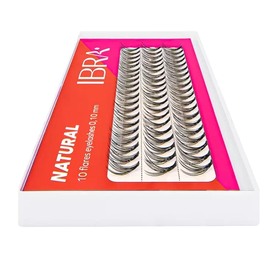 IBRA KÜNSTLICHE WIMPERNBÜSCHEL NATURALS C 9MM