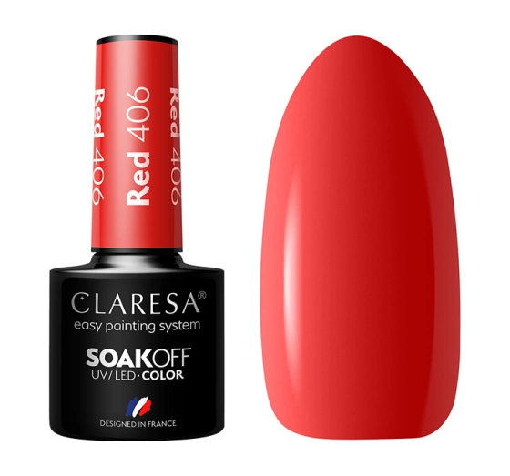 Claresa UV/LED-Hybridnagellack Red 406 5 g