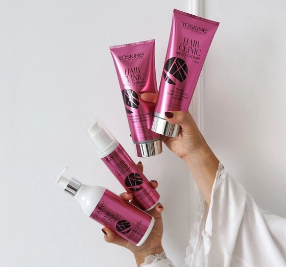 Kliknij na zdjęcie, aby je powiększyć Yoskine Hair Clinic Mezo-Therapy intensiv regenerierende Haarspülung 200ml