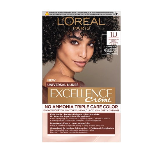 L’Oréal Paris Excellence Créme Universal Nudes Dauerhafte Haarfarbe ohne Ammoniak 1U