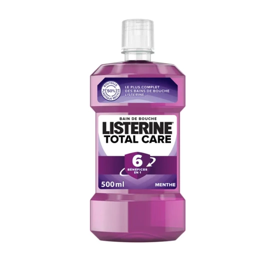 Kliknij na zdjęcie, aby je powiększyć LISTERINE TOTAL CARE 6IN1 MUNDSPÜLUNG CLEAN MINT 500ML