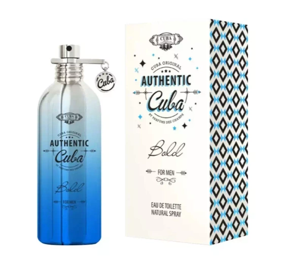 Kliknij na zdjęcie, aby je powiększyć CUBA AUTHENTIC BOLD FOR MEN EDT SPRAY 100ML