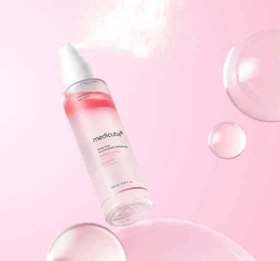 Kliknij na zdjęcie, aby je powiększyć Medicube PDRN Pink Glutathione Serum Mist Straffendes Zweiphasen-Gesichtsspray 100 ml