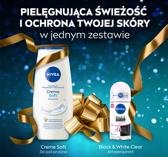 NIVEA Calming Pflege-Geschenkset für Frauen Duschgel + Antitranspirant Roll-on