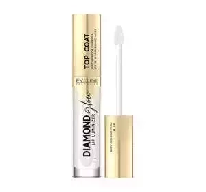 EVELINE DIAMOND GLOW LIP LUMINIZER WASSERFESTER TOPCOAT MIT HYALURONSÄURE 4,5ML