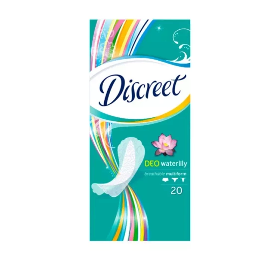 DISCREET DEO WATERLILY MULTIFORM HYGIENEPADS 20 STÜCK