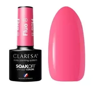 CLARESA SOAK OFF HYBRIDLACK FLUO 8 5ML
