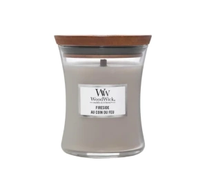 Woodwick Small Jar Candle Duftkerze Fireside 85 g