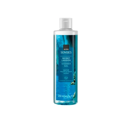 Kliknij na zdjęcie, aby je powiększyć AVON SENSES SECRET LAGOON DUSCHGEL 250ML