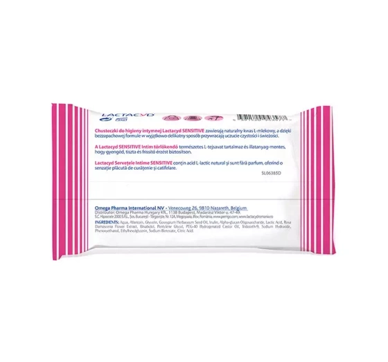 LACTACYD SENSITIVE INTIMPFLEGETÜCHER 15 STÜCK