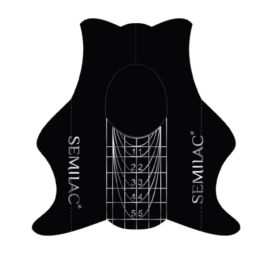 Kliknij na zdjęcie, aby je powiększyć SEMILAC HARDI SHAPER SLIM SCHABLONEN ZUR NAGELVERLÄNGERUNG 100 STÜCK