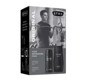 STR8 ORIGINAL DEODORANT SPRAY 150ML + GEL 250ML