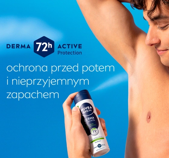 NIVEA MEN Derma Control Antitranspirant Spray für Männer Sensitive 150 ml