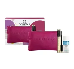 COLLISTAR WIMPERNTUSCHE + MAKE UP ENTFERNER + KOSMETIKTASCHE THE BRIDGE