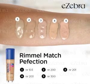 RIMMEL MATCH PERFECTION MAKE UP GRUNDIERUNG CLASSIC BEIGE 201