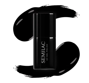 SEMILAC ALLSUPER COVER UV HYBRID NAGELLACK 300 PERFECT BLACK 7ML