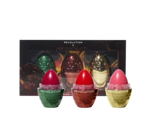 Makeup Revolution x House Of The Dragon Lippen- und Wangenbalsam Set 3 x 9g