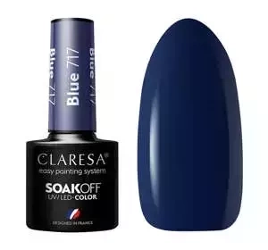 CLARESA SOAK OFF HYBRIDLACK BLUE 717 5G