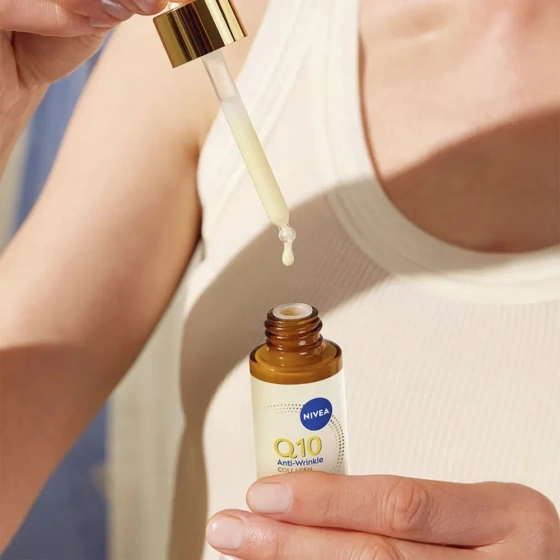 NIVEA Q10 Anti-Falten Kollagen-Experte Gesichtsserum 3in1 30 ml
