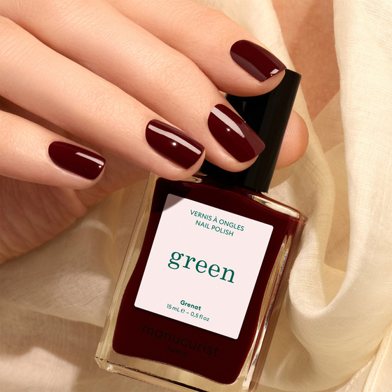 Kliknij na zdjęcie, aby je powiększyć Manucurist Green – klassischer Nagellack in der Farbe „Grenat“, 15 ml