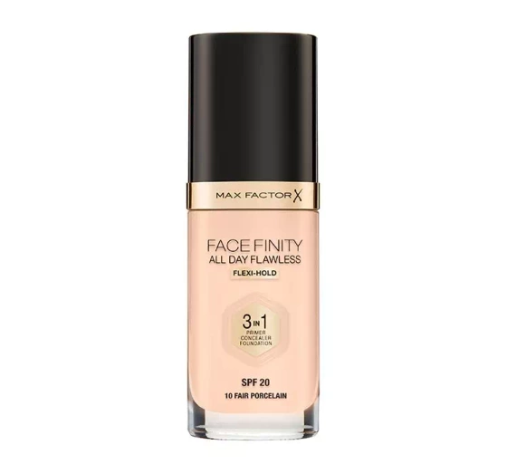 MAX FACTOR FACEFINITY ALL DAY FLAWLESS 3IN1 10 FAIR PORCELAIN 30ML