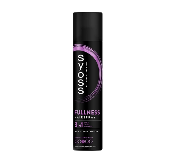 Kliknij na zdjęcie, aby je powiększyć SYOSS FULL HAIR 5 HAARSPRAY FÜR MEHR VOLUMEN 300ML