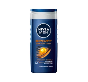 NIVEA MEN Sport 3-in-1-Duschgel für Männer, 250 ml