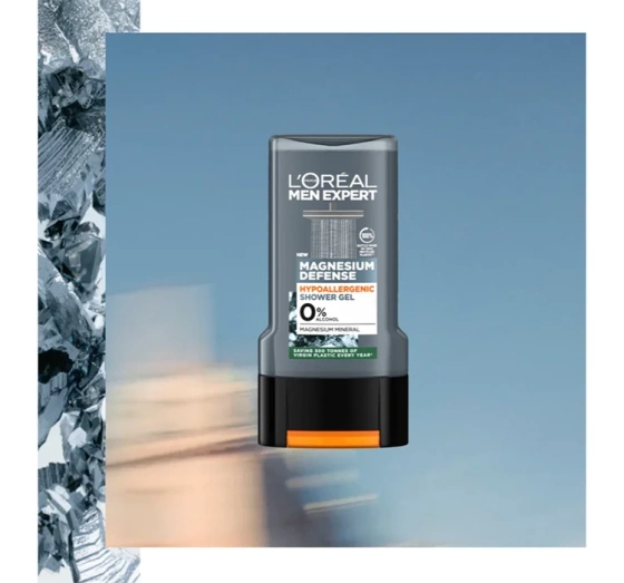 Kliknij na zdjęcie, aby je powiększyć LOREAL MEN EXPERT MAGNESIUM DEFENSE DUSCHGEL 400ML