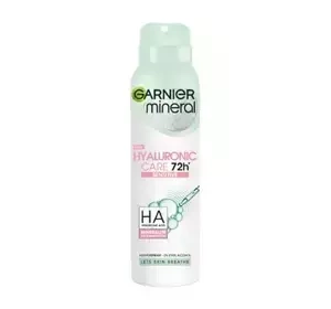 GARNIER MINERAL HYALURONIC CARE 72H SENSITIVE ANTITRANSPIRANT SPRAY 150ML