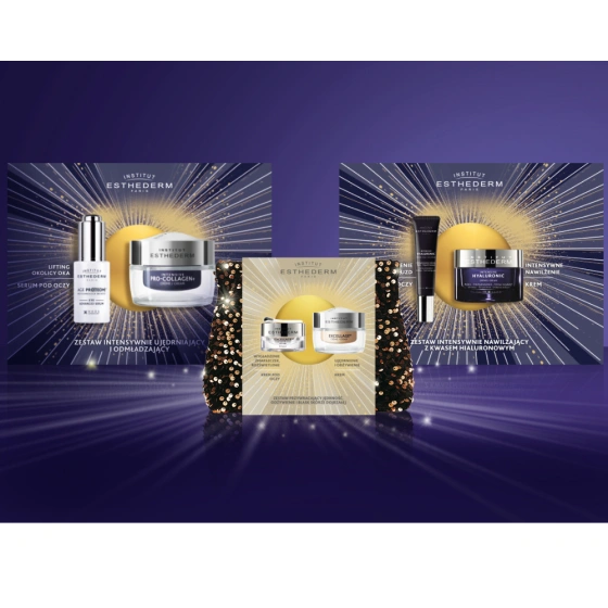 Institut Esthederm Straffendes Geschenkset Gesichtscreme  Intensive Pro-collagen+ 50 ml + Augenserum Age Proteom 15 ml