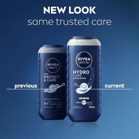 NIVEA MEN Protect&Care 3-in-1-Duschgel für Männer, 250 ml