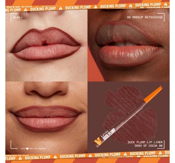 NYX Professional Makeup Duck Plump Lippenkonturenstift 08 Dash Of Cocoa 0,3 g