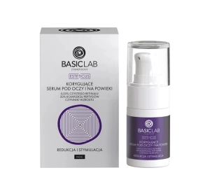 BasicLab Esteticus Korrektur-Serum für die Augenpartie und die Augenlider mit 0,03 % Retinal, 15 ml
